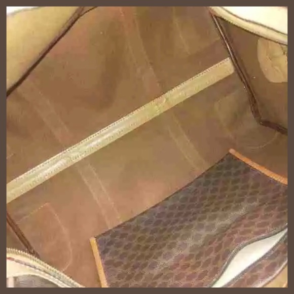 CELINE Macadam Pattern Boston Bag with Padlock Key - Picture 10 of 11